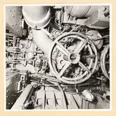 Dieselmotorrum. Taket.