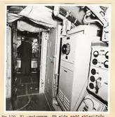 El.-motorrum. SB sida sedd akterifrån.