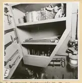 Maskinuppb. Verktysskåp BB DM.-rum.