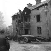 Eldsvåda på Norenbergsgatan.
November 1956.