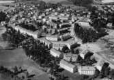 Flygfoto över Tuvenhagen i Eksjö, Jönköpings län.  Nr: 114/1959