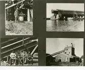 Västerås Hytta på Lögarängen i Västerås.
Fyra foton på samma bild.