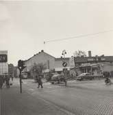Västerås. Kopparbergsvägen mot norr, från korsningen Stora gatan. 1959.