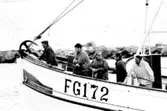 Fiskebåten Certina FG 172. På ingång i Falkenbergs hamn.