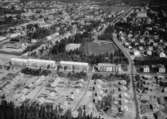 Flygfoto över Sävsjö kommun i Jönköpings län. Nr: 169/1960