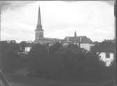 Utsikt från sydväst mot Västerås Domkyrka.