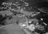 Flygfoto över Kvillsfors i Vetlanda Kommun, Jönköpings län. Nr: 1018/1961