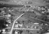 Flygfoto över Skede i Vetlanda Kommun, Jönköpings län. Nr: 1024/1961