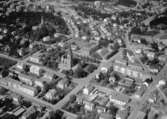 Flygfoto över Nässjö i Jönköpings län. Nr: 1041/1961