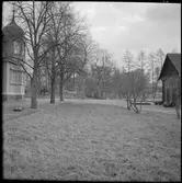 Stationsområdet i Mariefred på Museijärnvägen Östra Södermanlands Järnväg, ÖSlJ.