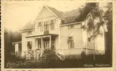 Vykort med motiv över villa Fridhem i Stöde.