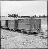 Godsvagn med nummer 43 vid Storugns kalkbrott.