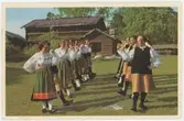 Vykort med motiv från Skansen. 
