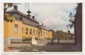 Vykort med motiv från Skansen. Skogaholms herrgård.