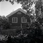 Gamla klockaregården i Dörby, exteriör vänster gavel.