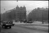 Aktiebolaget Stockholms Spårvägar, SS spårvagnar vid ändhållplatsen på Fridhemsplan.