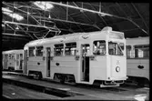 I vagnhallen ses Aktieselskabet Oslo Sporveier, OS MO53 35 