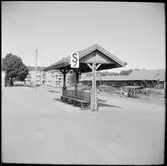Väntplats på Norrköping Östra station.