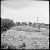 Troligen rester av del av Rute Cement fabrik i Valleviken.