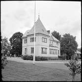 Mariefreds stationshus som användes av Museijärnvägen, Östra Södermanlands Järnväg, ÖSlJ.