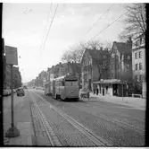 Aktiebolaget Stockholms Spårvägar, SS A29 174 linje 16 Slussen - Mälarhöjden vid Aspuddens hållplats.