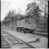 Aktiebolaget Stockholms Spårvägar, SS 9207 snöröjningslok vid Hersbyholm.