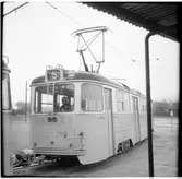 Göteborgs Spårvägar, GS M28 716 linje 5 på slingan i Bräcke.