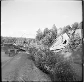 Islinge viadukten på Norra Kungsvägen har sprängts.