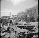 På sträckan Kvarnen - Kyrkviken brändes 