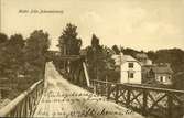 Vykort med motiv över bron i Johannisberg.