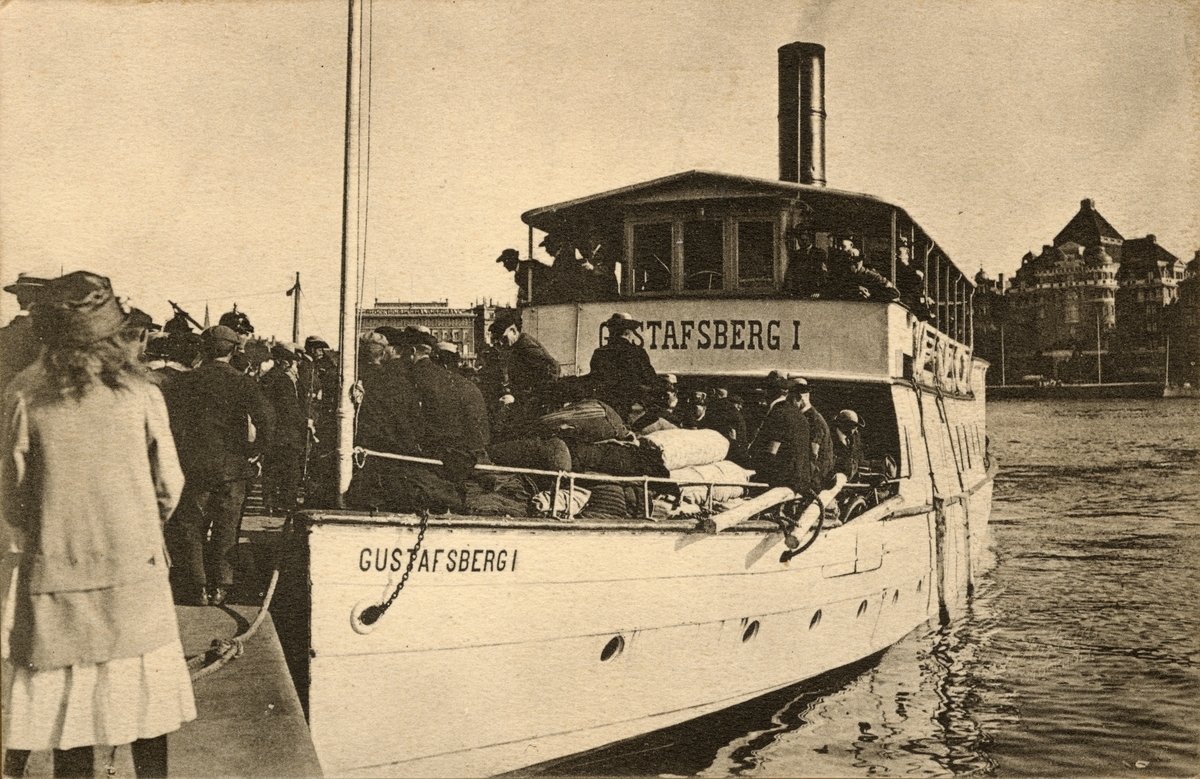 Axel A W Swinhufvud, Landstormens mobilisering 1914.