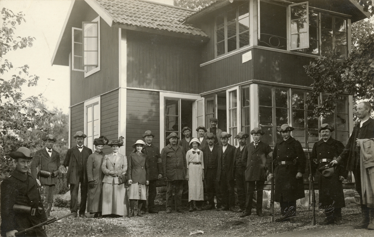 Axel A W Swinhufvud, Landstormens mobilisering 1914.