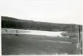 Norberg sn, Norberg, Gäsjö.
Timmerflottning, 1934.