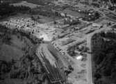 Flygfoto över Smålandsstenar i Gislaveds kommun, Jönköpings län. Nr 1127/1961