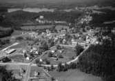Flygfoto över Broaryd i Gislaveds kommun, Jönköpings län. Nr 1136/1961