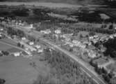 Flygfoto över Flisby i Nässjö kommun, Jönköpings län. 1181/1962