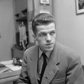 SSU:s ordförande Helge Hagberg.
13 maj 1955