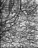 GENERALSTABENS KARTA MED SOCKNAR SYDÖST OM KINNEKULLE.