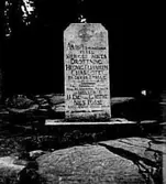 MINNESSTEN PÅ KINNEKULLE I NÄRHETEN AV UTSIKTSTORNET