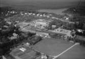 Flygfoto över Bredaryd i Värnamo kommun, Jönköpings län. 1141/1963