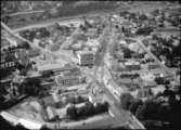 Flygfoto över Värnamo i Jönköpings län. 1152/1963
