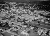 Flygfoto över Skillingaryd i Vaggeryds kommun, Jönköpings län. 1159/1963