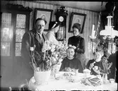 Familjen Borg bjuder på kaffe med dopp, Sanda, Uppland