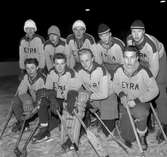 Hockey, lagbild.
5 februari 1959.