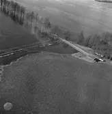 Översvämningar. Flygfoto.
10 mars 1959.