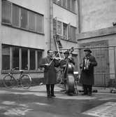 Gårdsmusikanter.
10 april 1959.