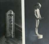 Skulpturer av John Runer. Ringklocka 1919. Brasflicka 1920.