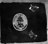 Frivilliga brand corpsens fana, som överlämnades till brankåren 1873.