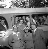 Arbetsledare på resa. 
14 maj 1959.