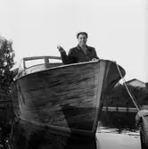 Flytande sommarstuga. 
30 maj 1959.